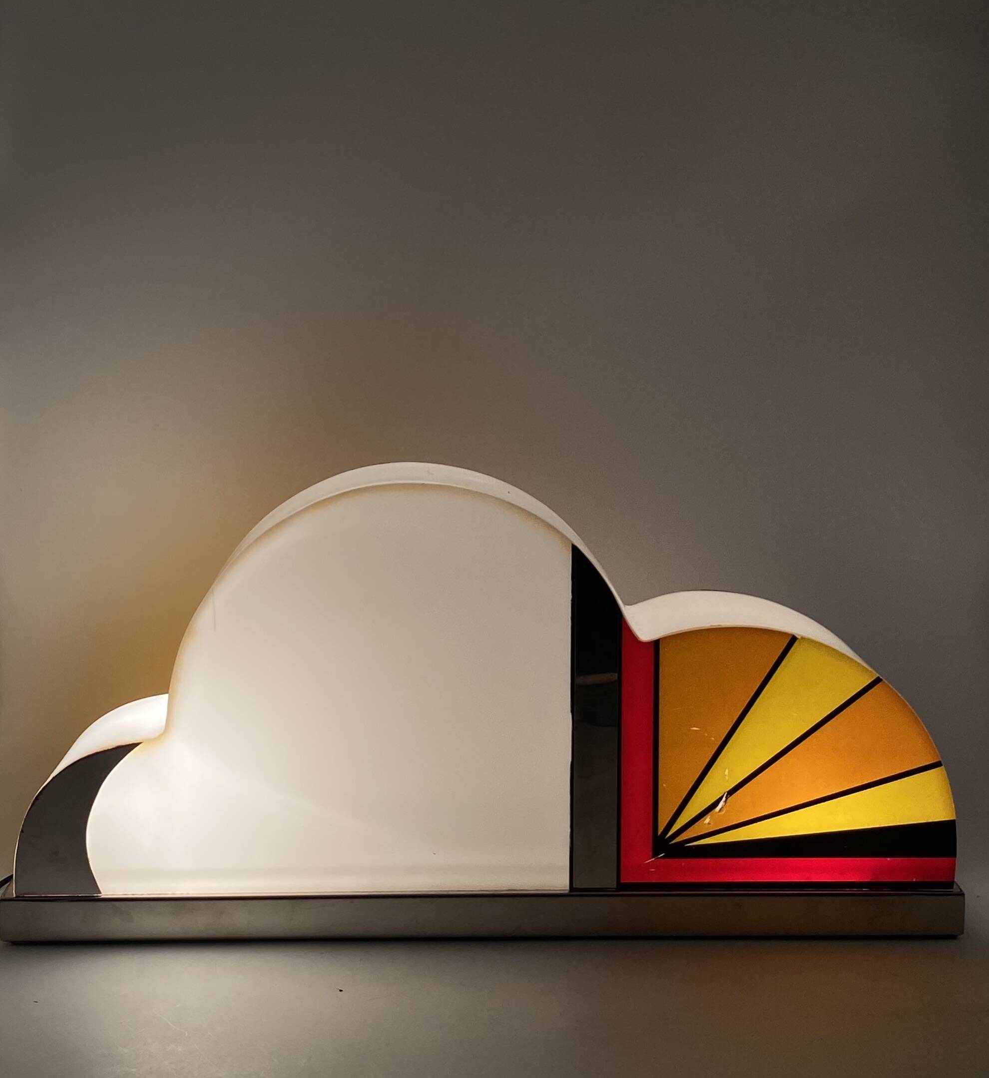 rare table lamp, Italy 1970s