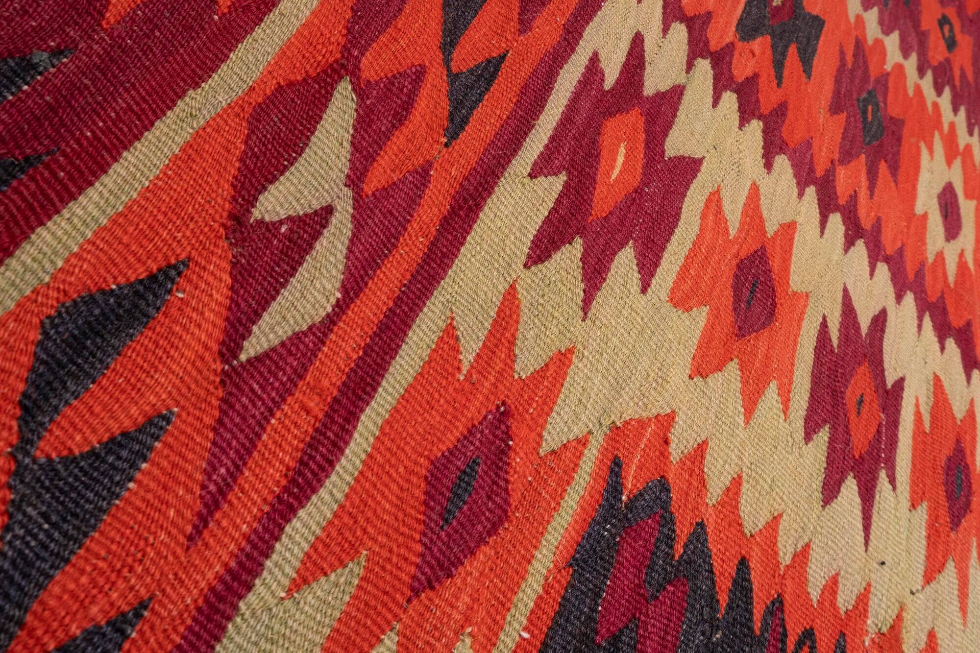 Tapis Kilim turc vintage tissé main