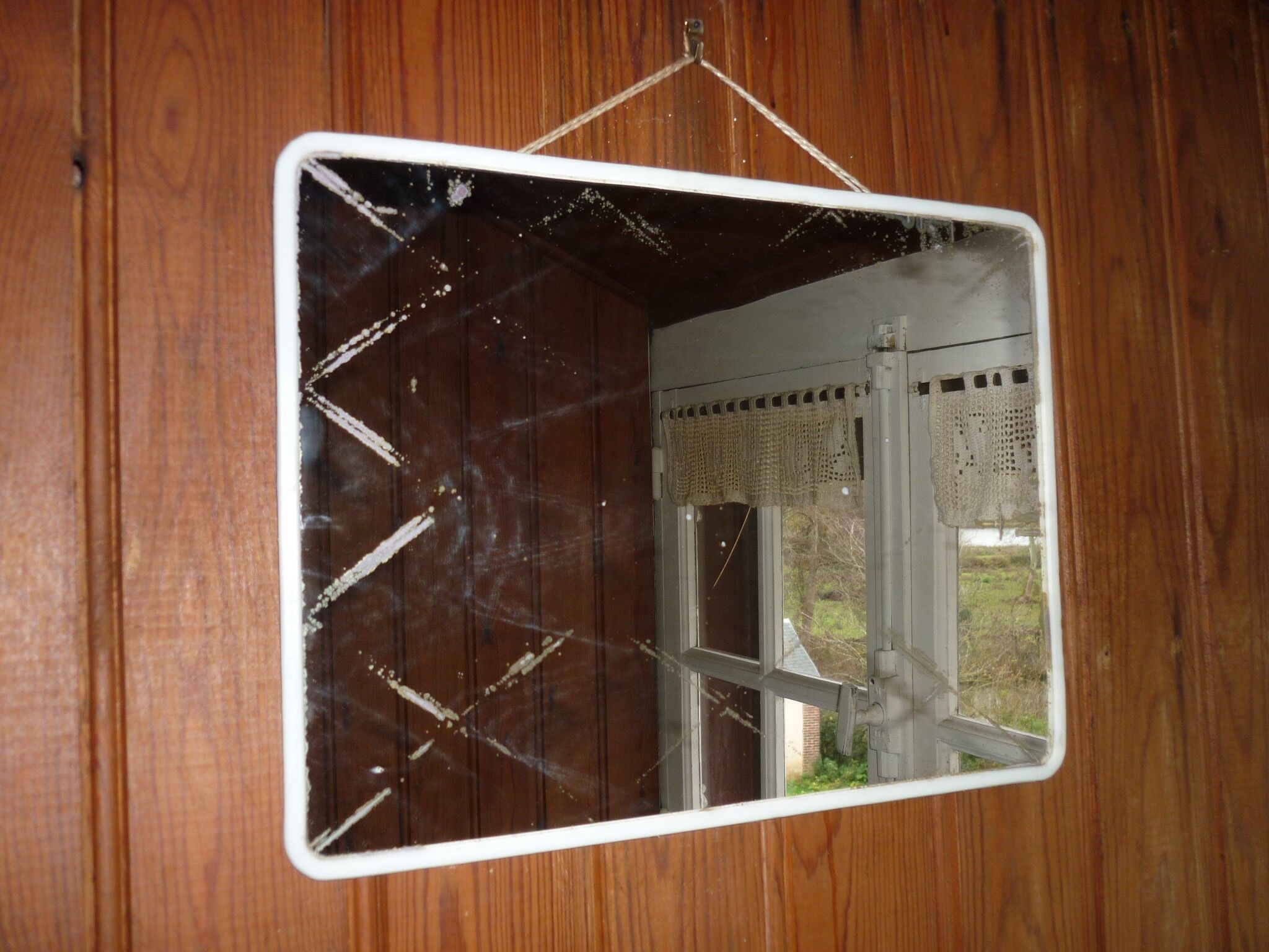 Barber mirror from the 50s and 60s