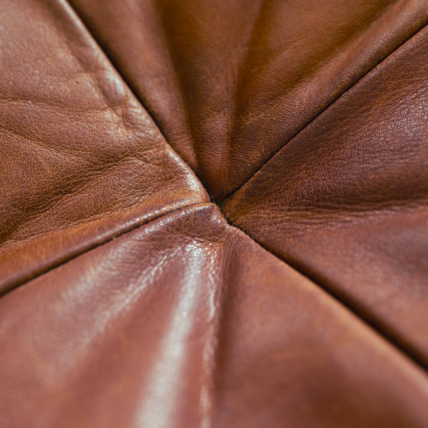 Canapé rock Gerard van den Berg en cuir de rotin, années 1970