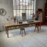 XL farmhouse table in beech and pine 3m