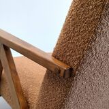 Mid Century Easy Chair Model B - 310 Var in Mocha Foam Loop