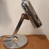 Chrome articulated desk lamp
