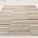 8x10 Kilim Brown & Cream Contemporary Kilim Rug, 233x293Cm