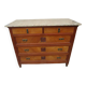 Commode art déco bois et marbre
