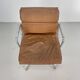 Eames Herman Miller tan / camel leather Soft Pad Group chair