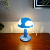 Mushroom lamp cloud IKEA Skojig blue vintage design