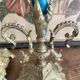 Paire de bougeoirs anciens en bronze