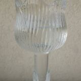 Pair of glass candlesticks