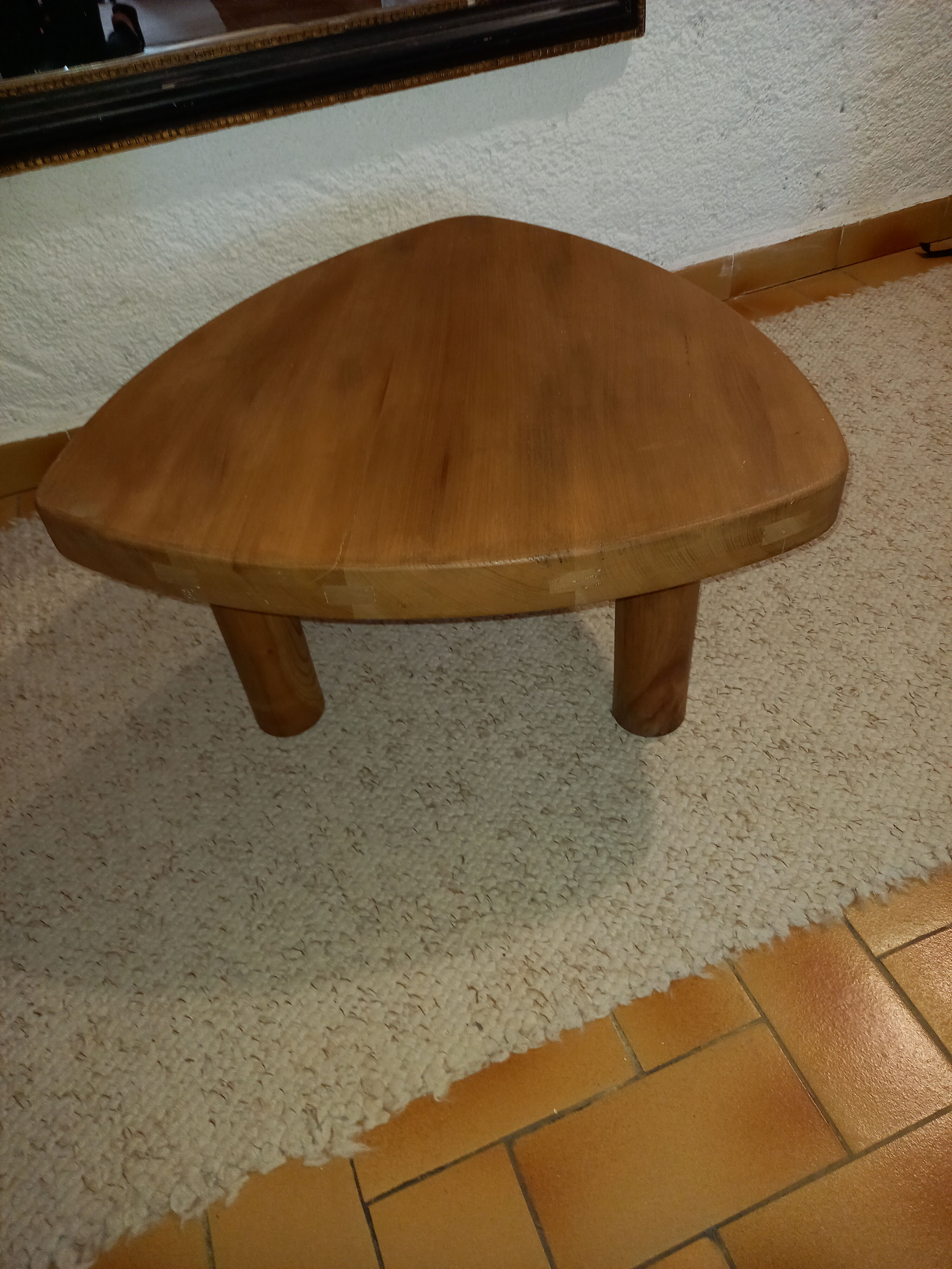 Triangular-shaped coffee table