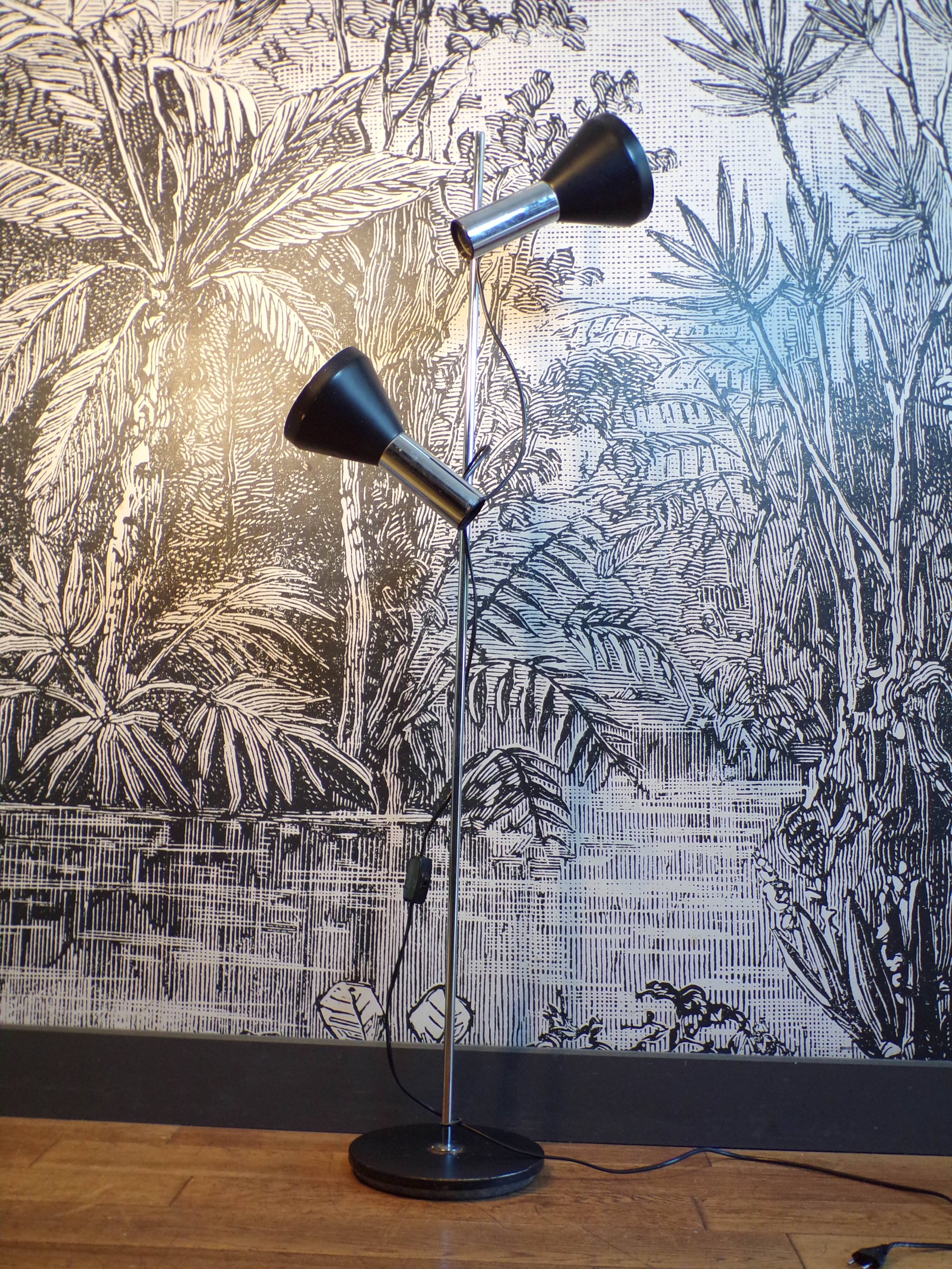 Fischer 2-light floor lamp 1970