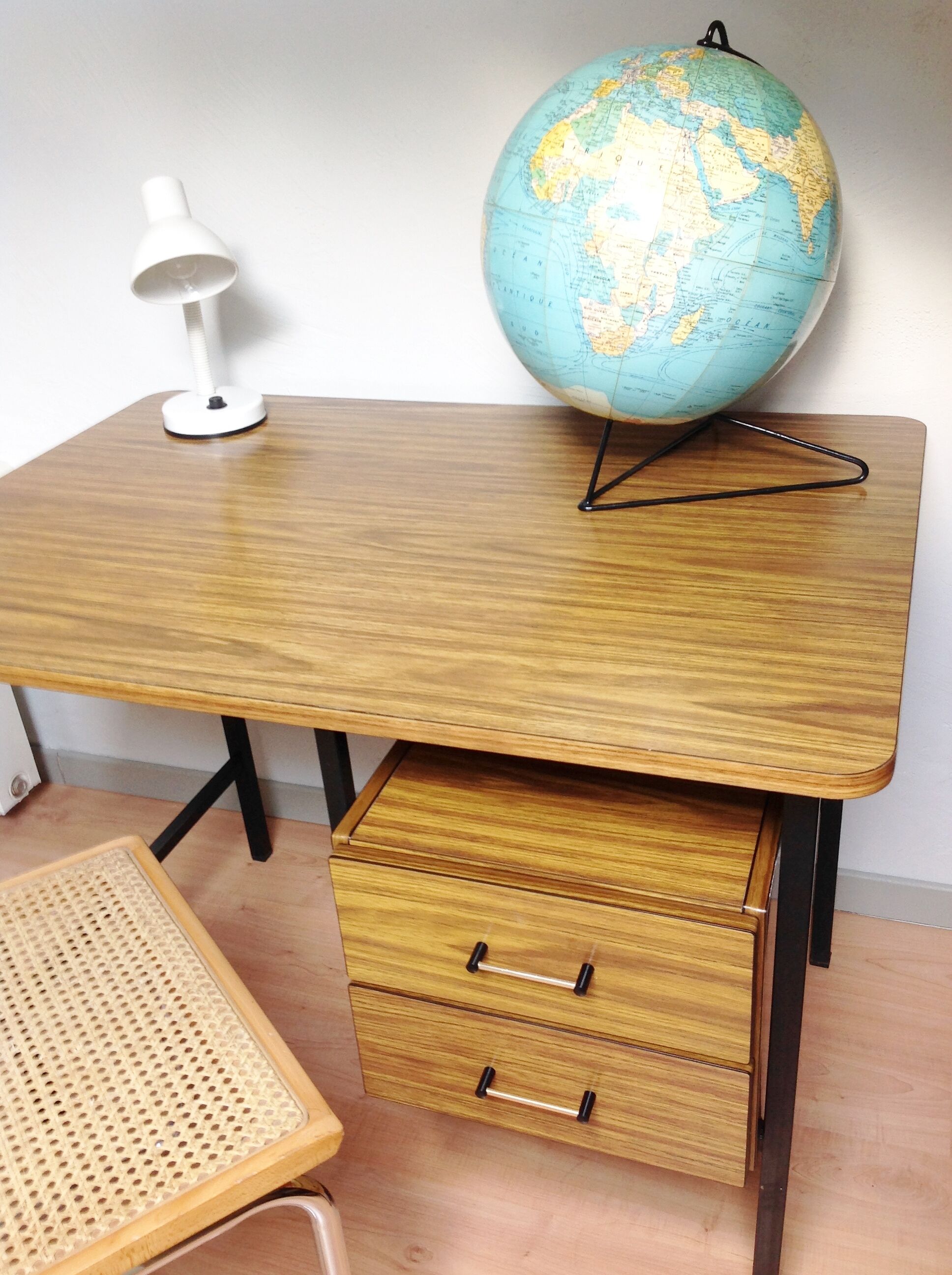 Scandinavian style desk / vintage 60s-70s
