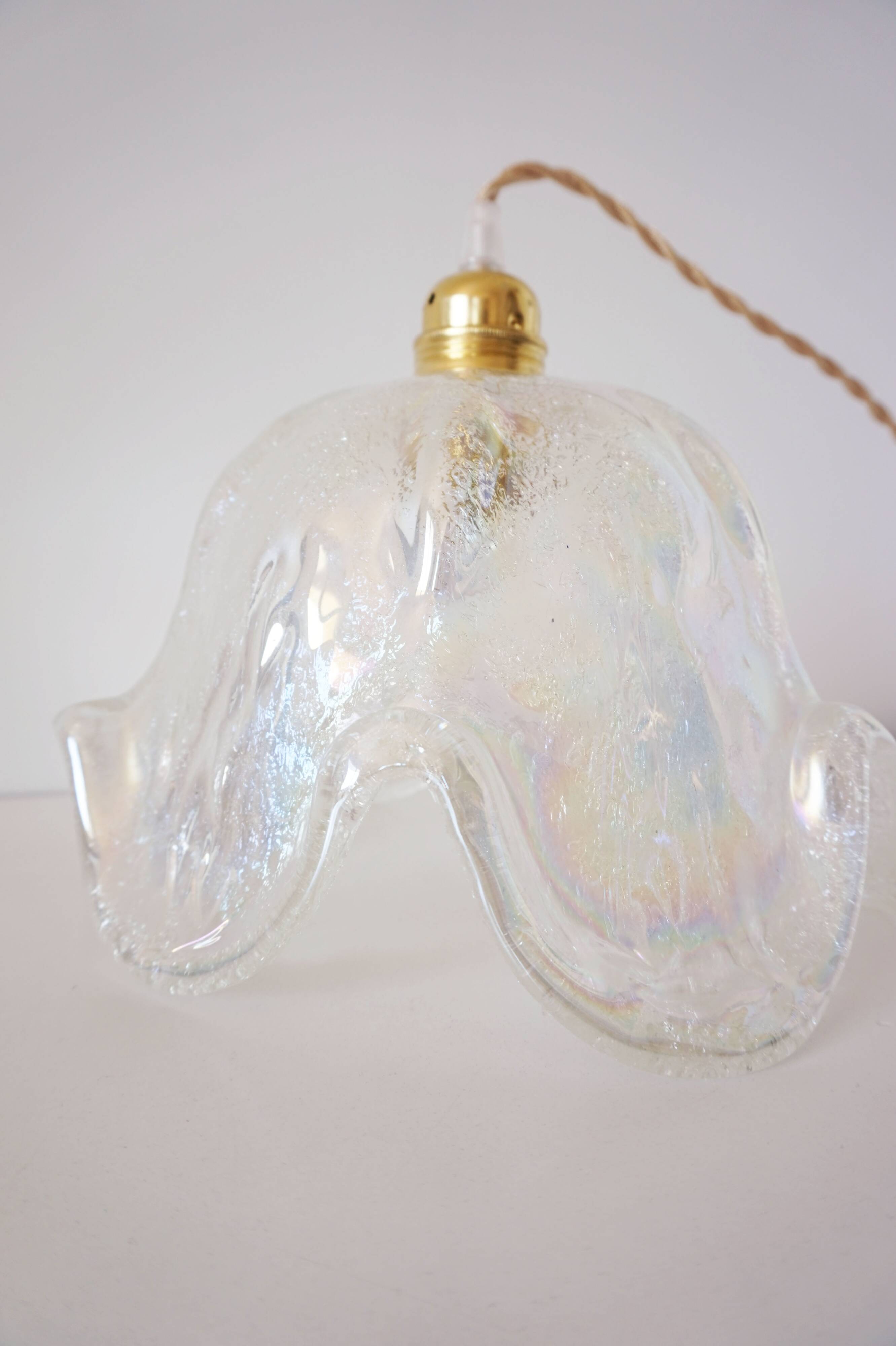 Murano glass flower globe stroller