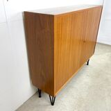 High vintage cabinet with hairpin legs