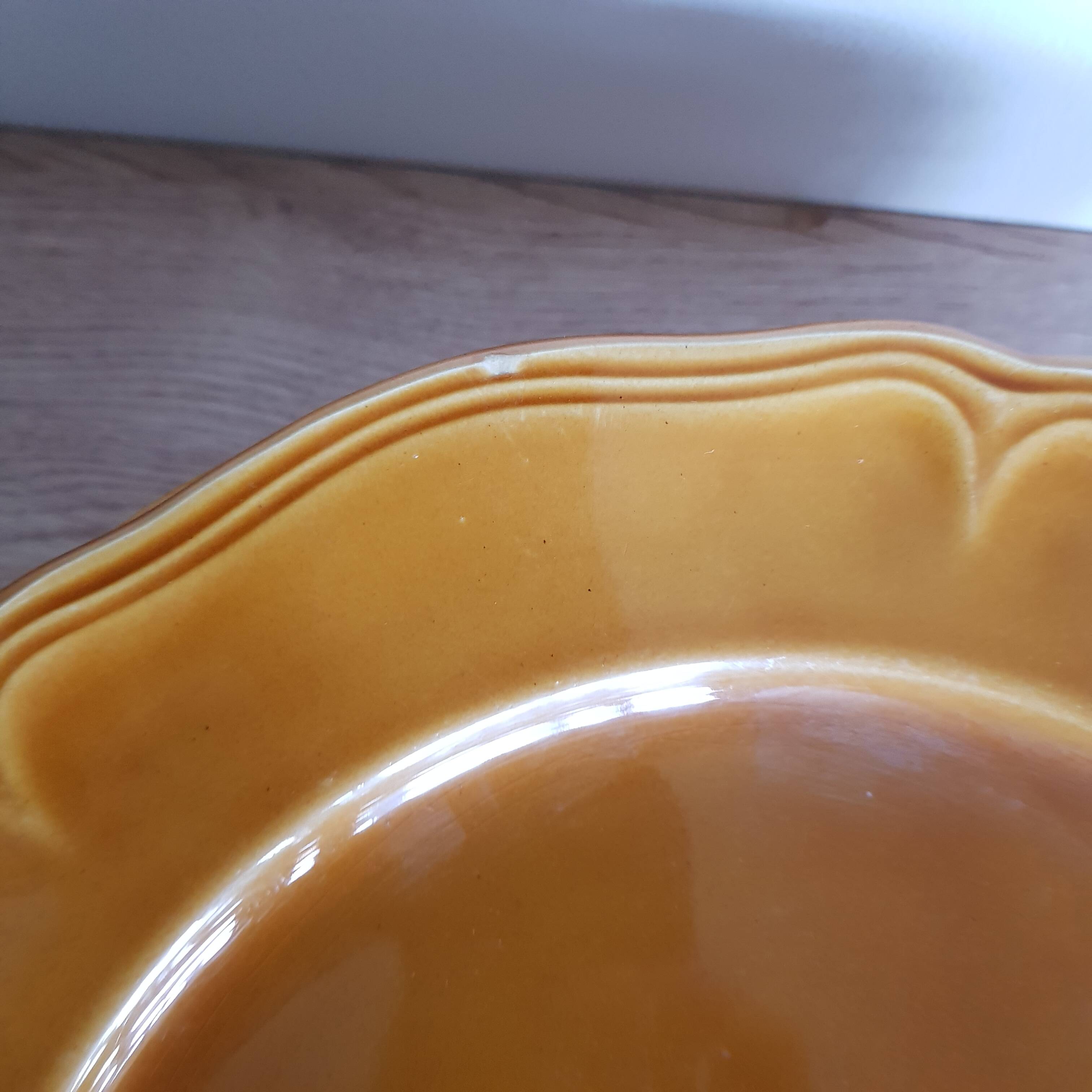 Set of 10 Luneville Louis XV Honey style plates