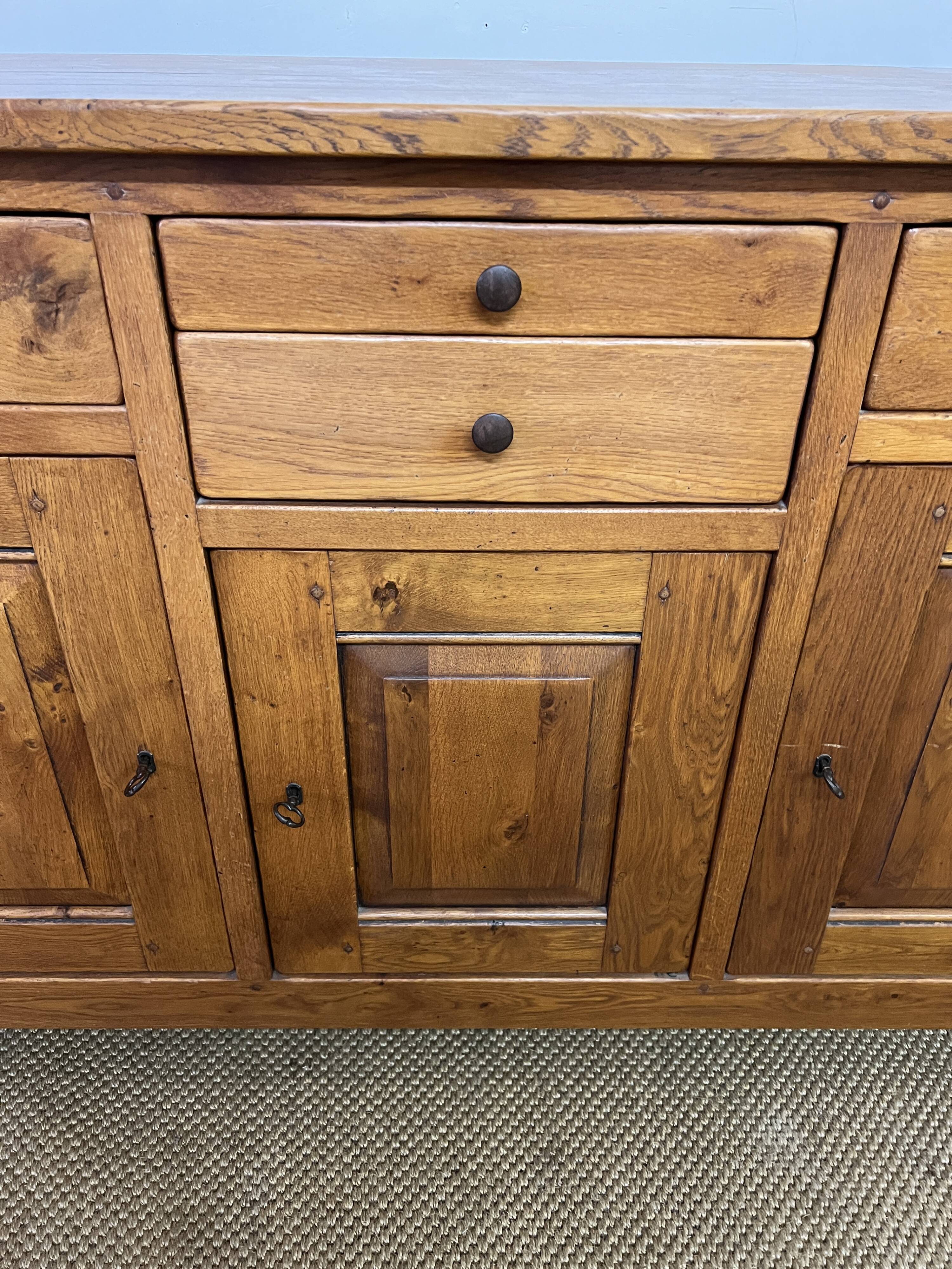 Solid wood sideboard