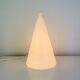 Lampe conique Teepee SCE, verre blanc, design