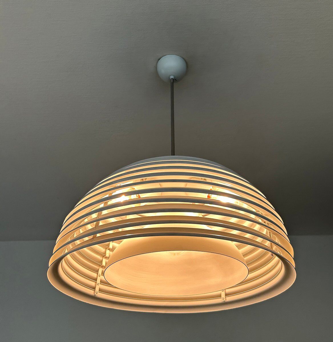 Grand luminaire suspendu de l'ère spatiale de Yamagiwa