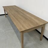 Farm table with tapered legs (300 cm x 90 cm)