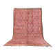 Pink Vintage Moroccan Rug 204 x 340 cm - Berber Wool Rug - Handmade Rug Boh