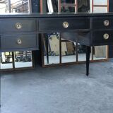 Blackened wooden lady desk