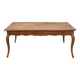 Table de ferme courbée style provençal bois brut