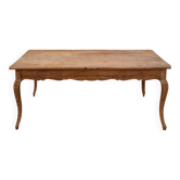 Table de ferme courbée style provençal bois brut