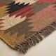 Hand woven jute and cotton floor runner 75x180 cm