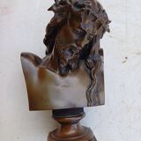 Bronze "Christ" by J.Clessinger Rome 1858 Barbedienne