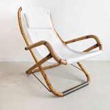 Set of 2 Italian deck chairs 1960s