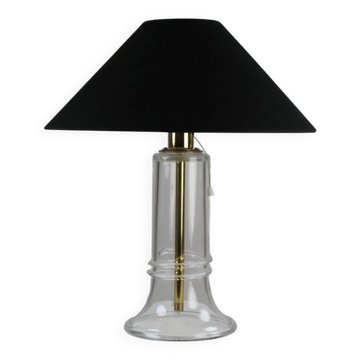 Lampe de table en verre par Hannelore Dreutler / Studio Åhus pour Ateljé Lyktan, Suède, 1980