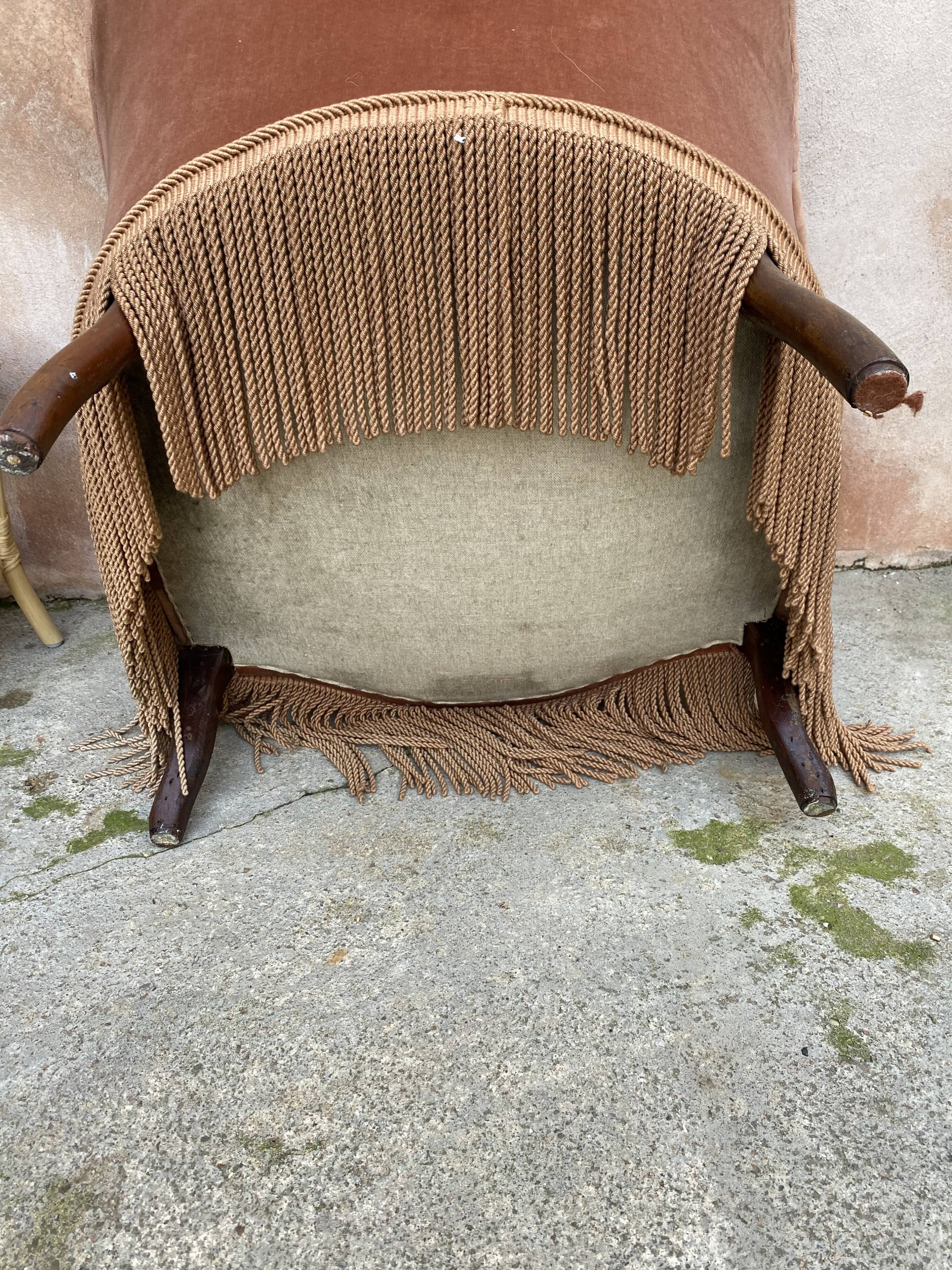 Paire de fauteuils crapaud