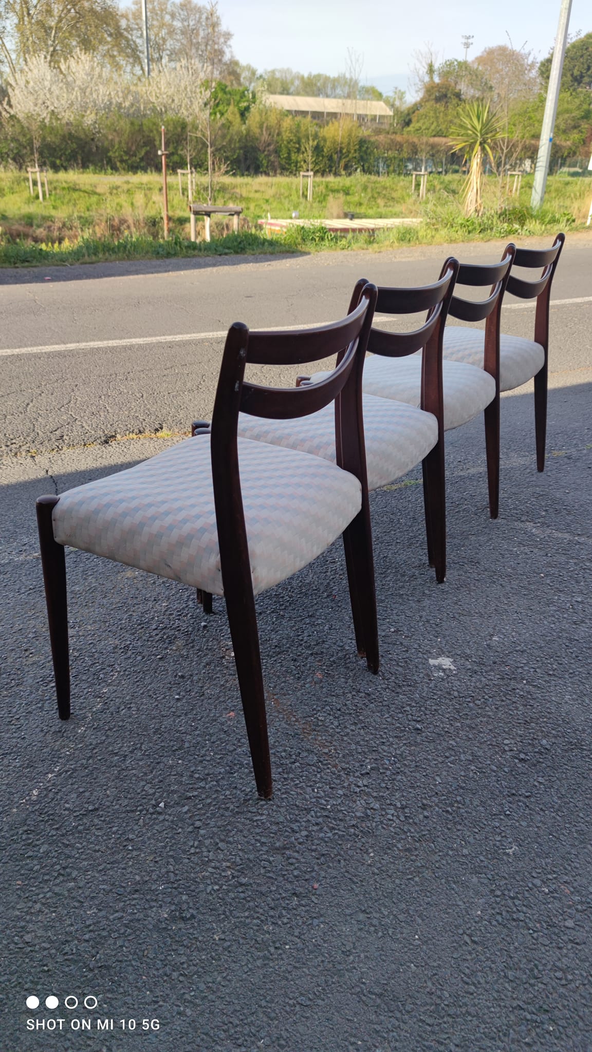 Série de 4 chaises scandinave vers 1960