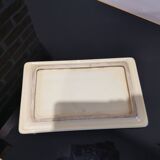 Dessous de plat en céramique décor de feuilles Verceram 60's