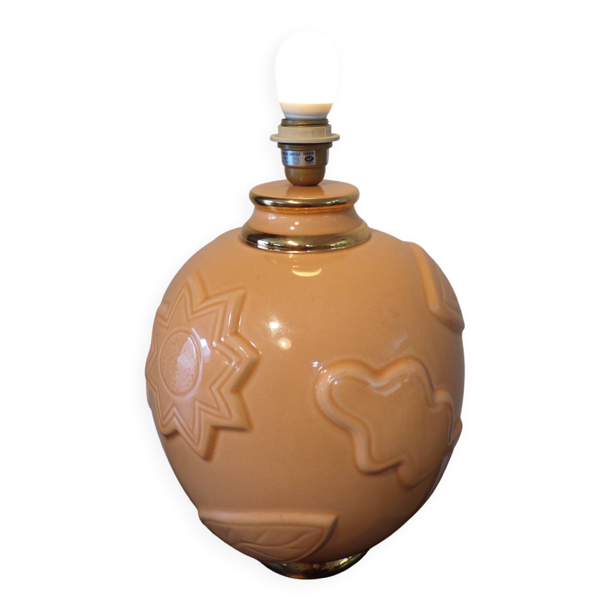 Lunéville Manufacture ceramic lamp
