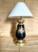 Lampe début 1900, câble tissu, abat-jour coton