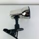 Vintage chrome metal clip-on spotlight