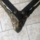 Vintage marble and brass coffee table