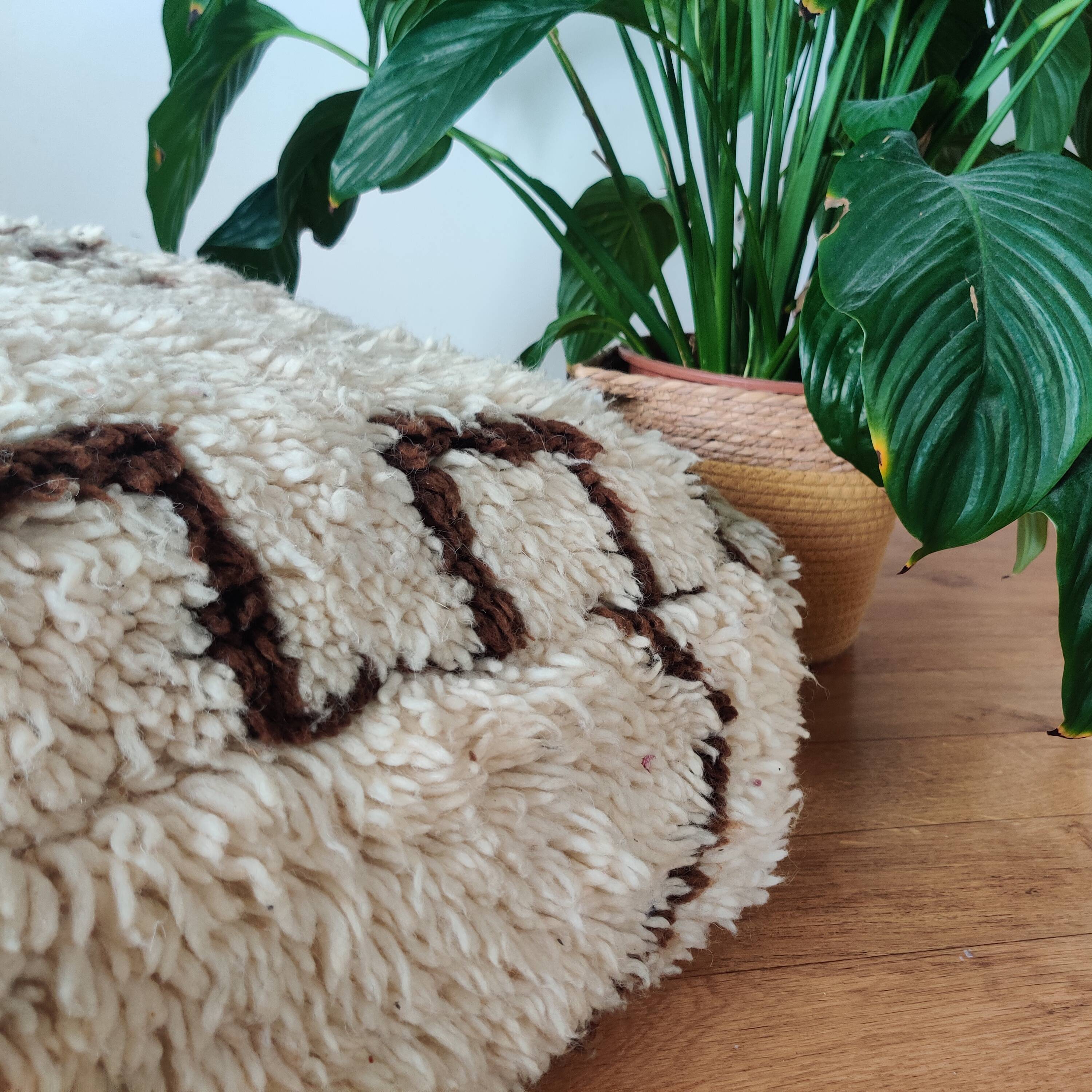 Ethnic Berber Beni Ouarain pouf