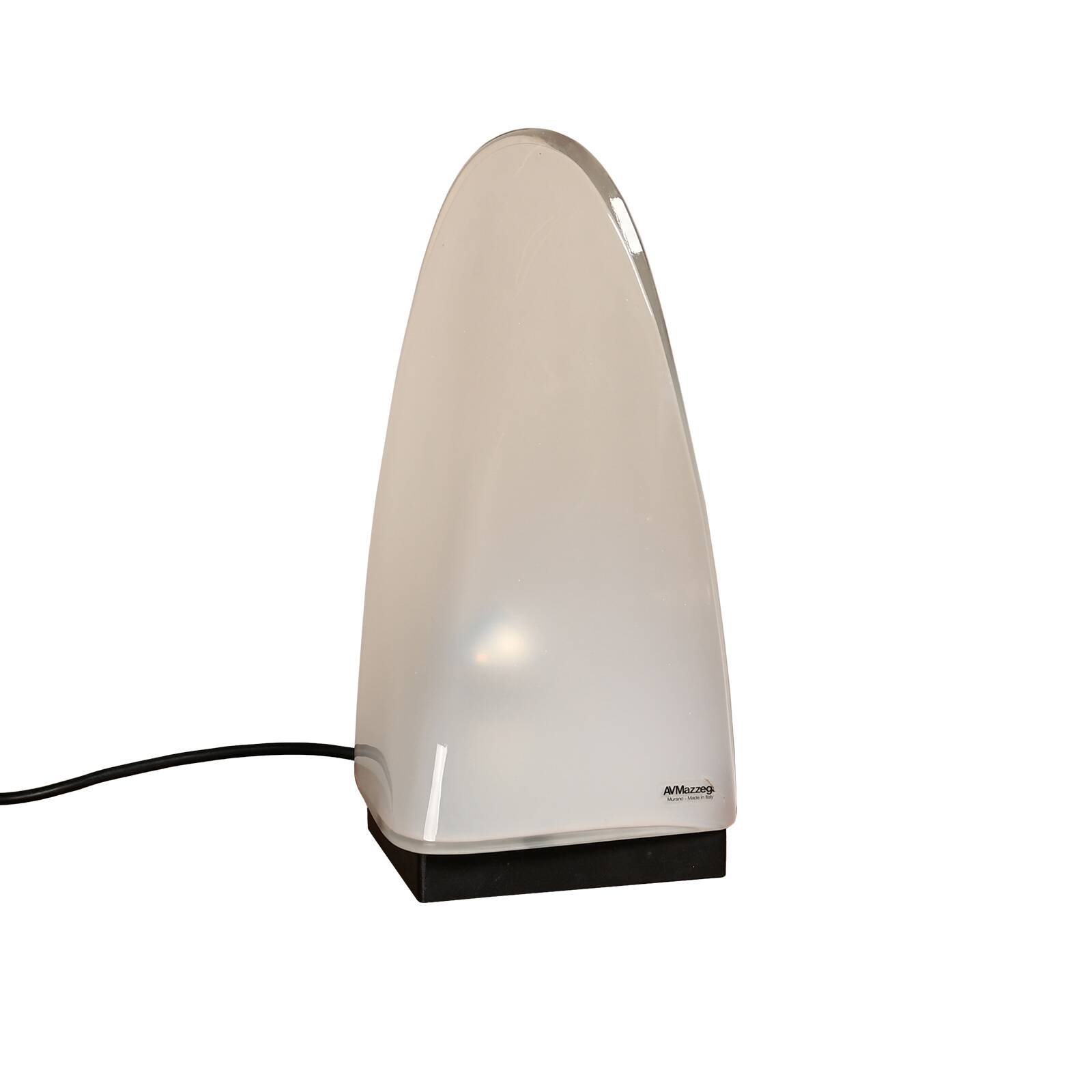 Carlo Nason table or bedside lamp with Murano Glass for Mazzega, Italy 1970's