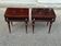 2 bedside tables in Mid-Century Modern Italian style by Gio Ponti and Paolo Buffa.