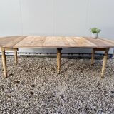 Table de ferme poncée 280cm