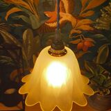 Vintage tulip hand lamp