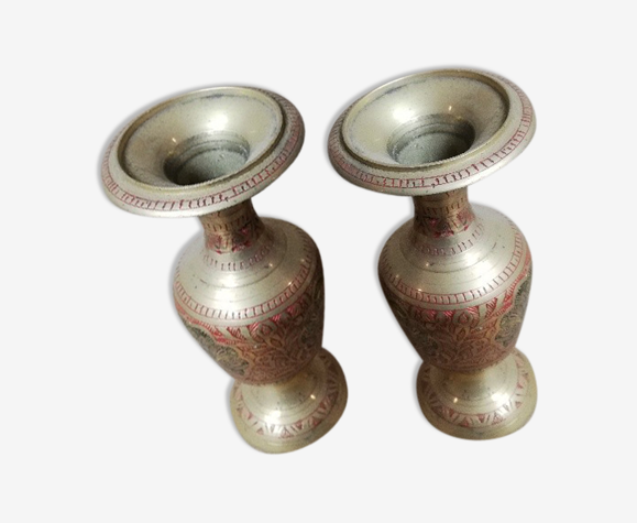Vases en laiton