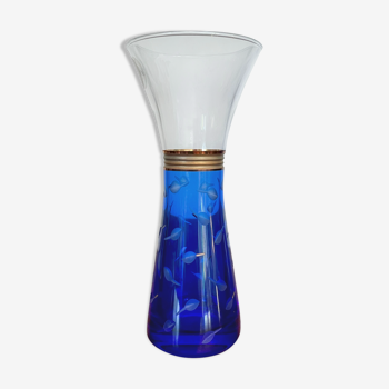 Vase shisheido Cristal d’Arques circa 1990