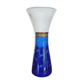Vase shisheido Cristal d’Arques circa 1990