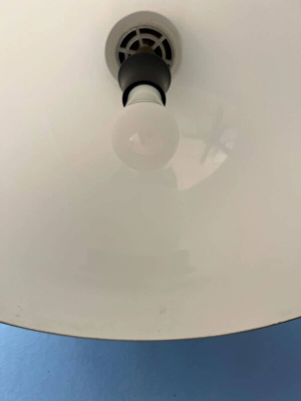 Lampe à suspension champignon vintage de l'ère spatiale
