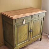 Renovated and distressed old buffet | Gaston