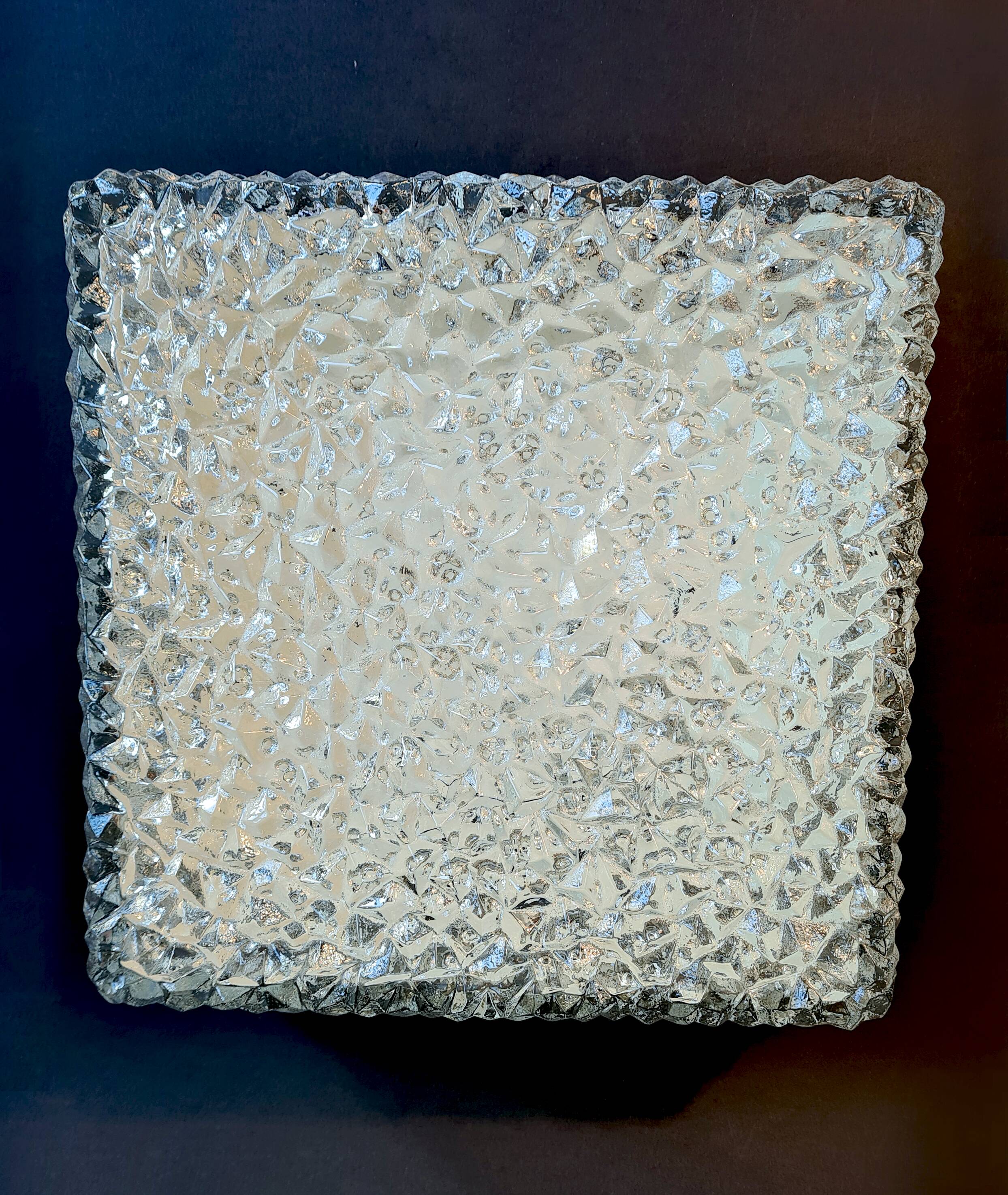 Ceiling light, wall light by holophane, model dc 100 - 60s/70s