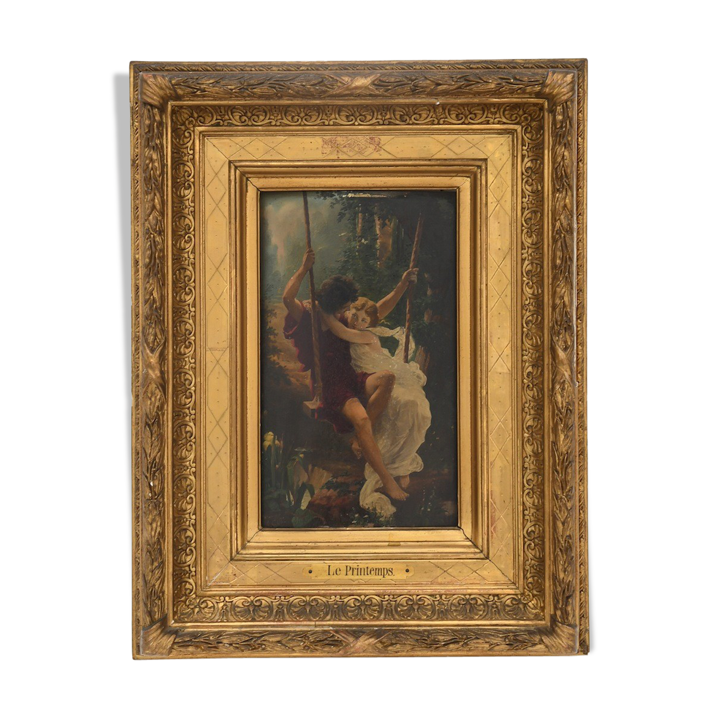 Painting on panel "Spring"